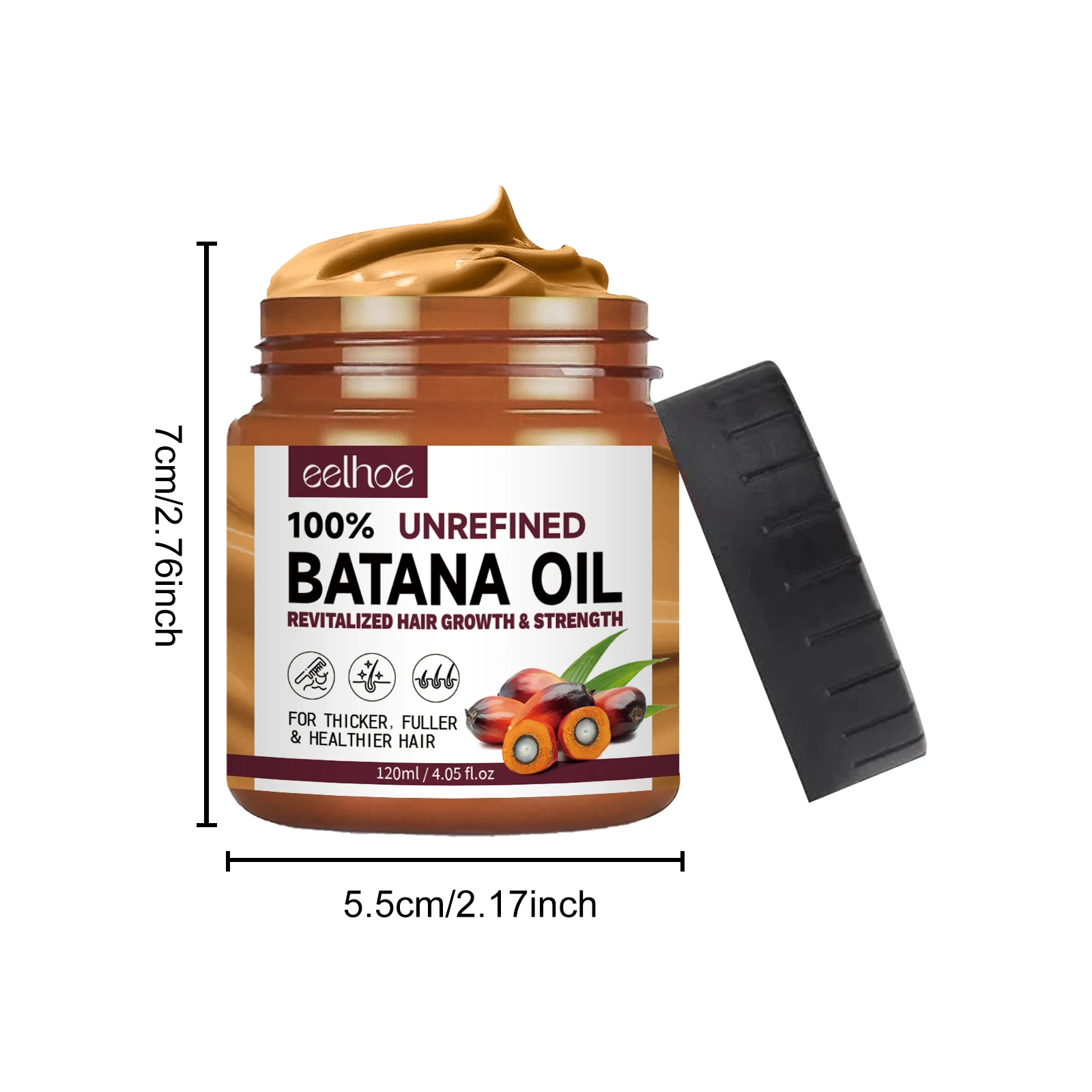 100% Czysta Organiczna Maska do Włosów Olejek Batana Olejek na Porost Włosów Naturalne Leczenie Odżywia Redukuje Wypadanie Włosów Zapobiega Łamaniu Produkty do Włosów