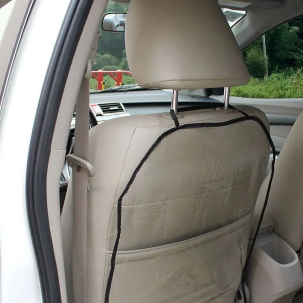 Cuidados com o carro proteção do assento capa de encosto crianças capa protetora transparente limpeza anti-pontapé almofada peças de automóvel acessórios