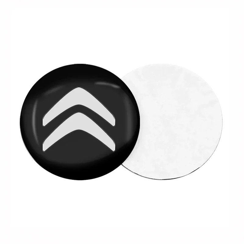 4 Uds 56mm tapa central de rueda de coche insignia Logo emblema calcomanía pegatina de rueda para Citroen C1 C2 C3 C4 C5 C6 C8 C4L DS3 Accesorios