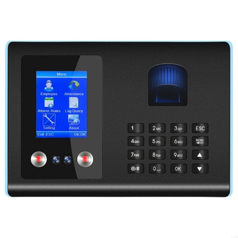 U75B Reino Face biométrico huella digital asistencia a máquina asistencia máquina del reloj 2.8 pulgada