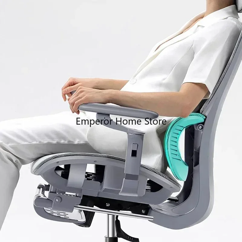 Cadeira giratória ergonômica para computador, assento de escritório, giratória, 4d, 7d, com suporte lombar, malha respirável, móveis para jogos