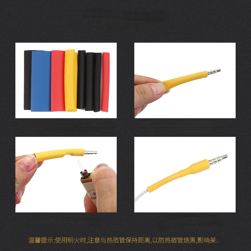 Heat Shrink Tube Shrink wrapping Assorted kit Wire Cable Thermoretractile Sleeving Thermoresistant tube Insulation