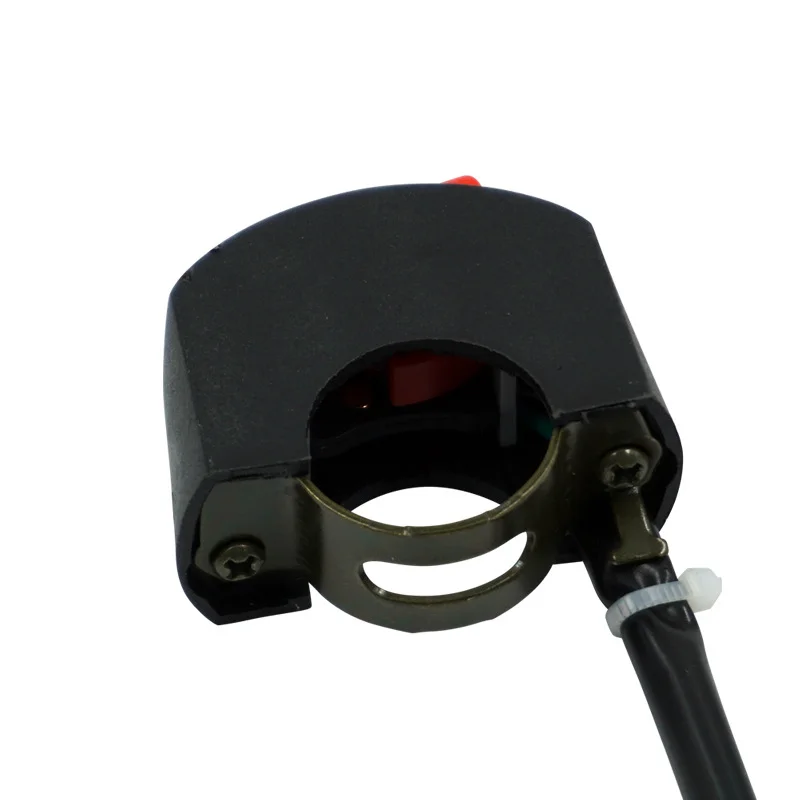Interruttore di spegnimento fiamma manubrio universale per moto Pulsante ON OFF per moto Motor ATV Bike DC12V/10A Nero