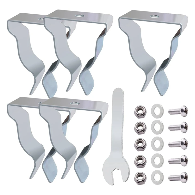 Hardware-Kit für Fensterbrunnenabdeckung, Federclip für Fensterbrunnenabdeckung außerhalb der Brunnenabdeckung, Halteclip-AA70