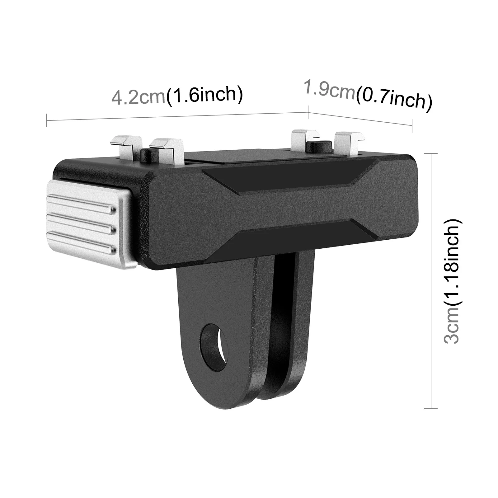 Para Insta 360 Ace Pro 2/Ace Pro adaptador magnético de liberación rápida montaje de Base adaptador magnético soporte de montaje para Insta 360 X5