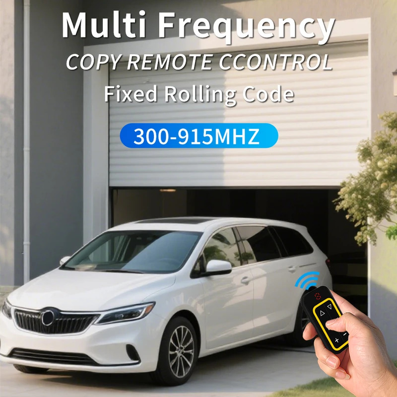 Universal Multi-Frequency Garage Door Remote Control Key Duplicator 8-Channel Clone Garage Door Controller