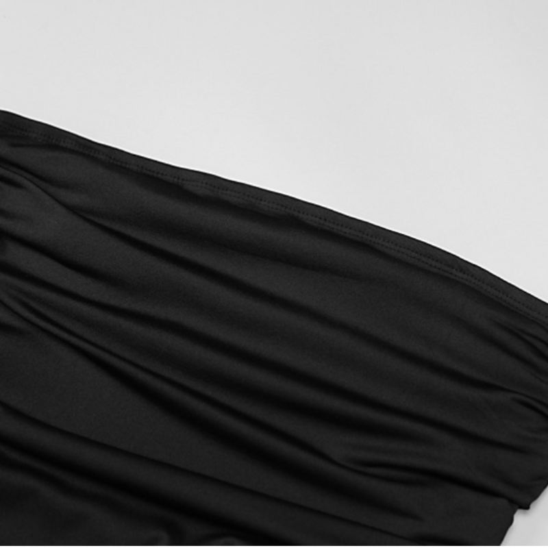 Damenkleid im europäischen und amerikanischen Stil, 2024, Sommer, neue Mode, sexy Persönlichkeit, eingewickelte Brust, unregelmäßig
