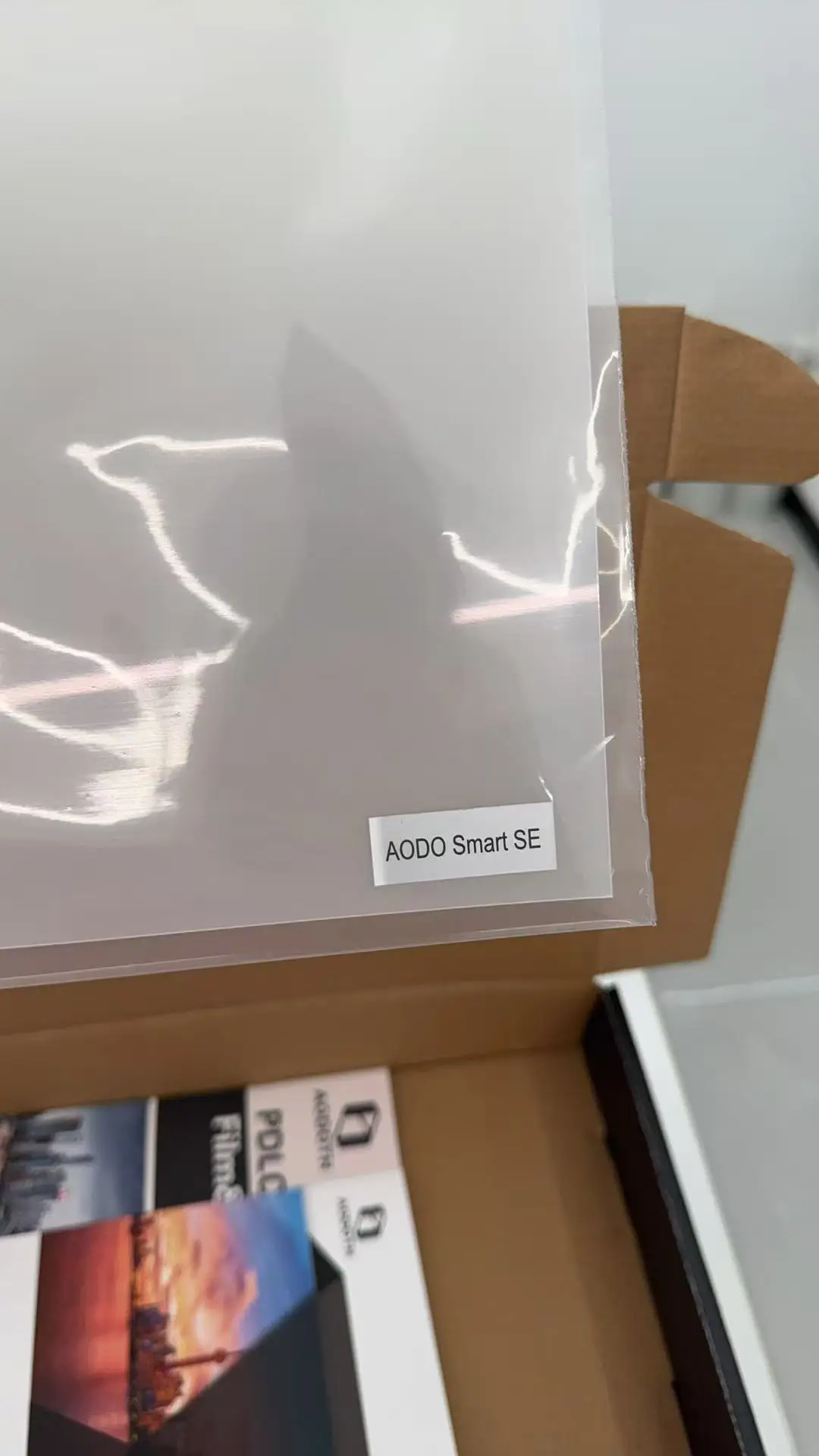 PDLC Smart Film Sample MAX with Frame