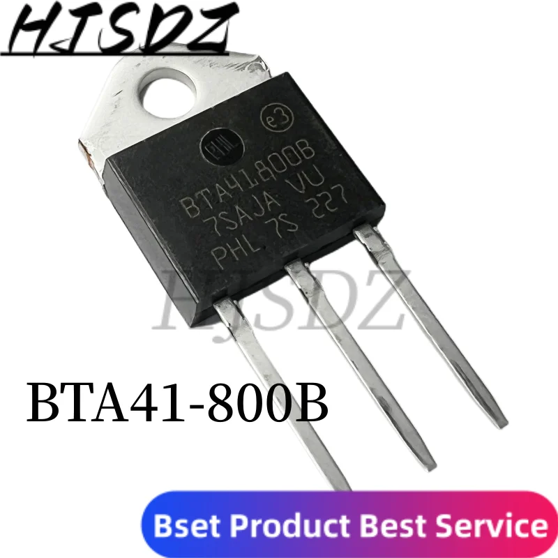 10 Uds. BTA41-800B BTA41800B BTA41-800 BTA41 Triacs 40 Amp 800 Voltios TO-3P Nuevo Ban Đầu