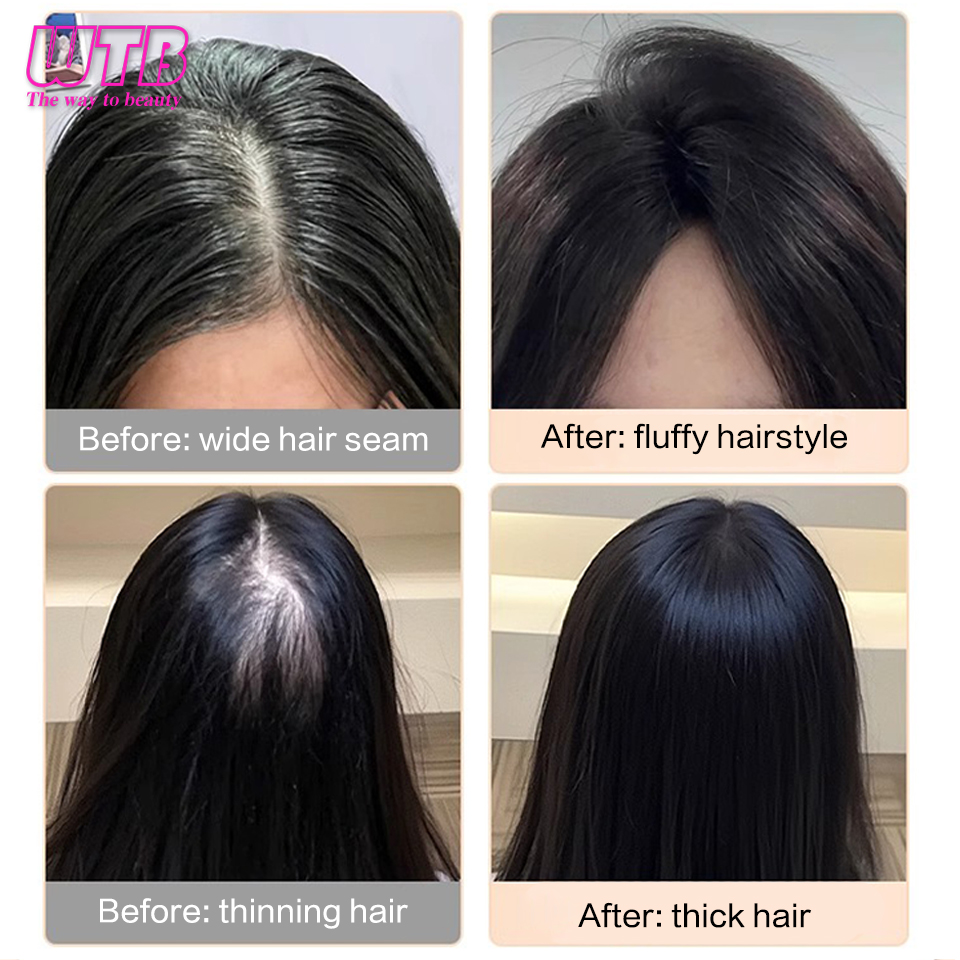 Franja De Cabelo Sintético Para Mulheres, Extensão Natural Do Cabelo, Grampo De Cabelo De Franja Falsa, Franja De Ar Francês, Peruca HighTemperature