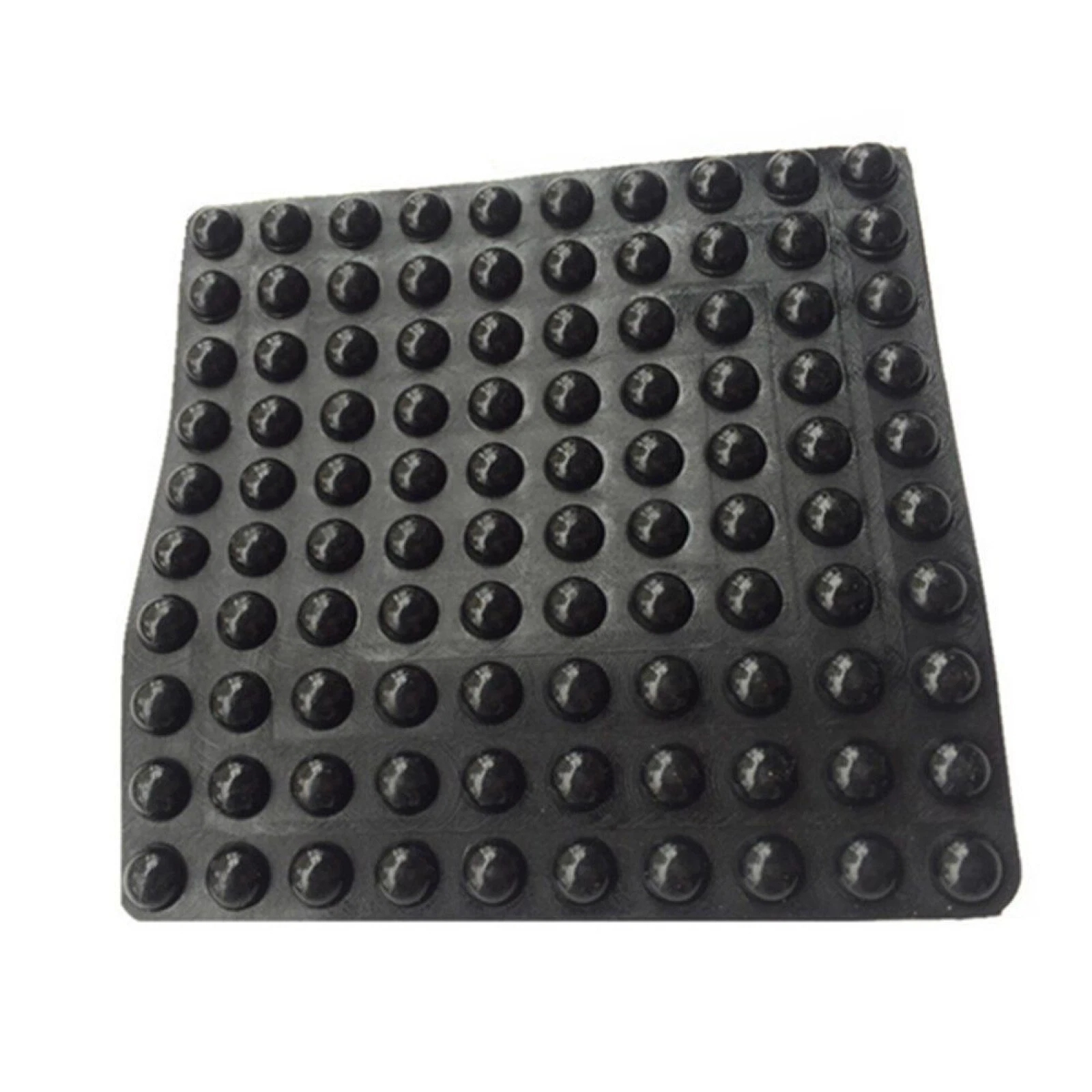 100Pcs Self Adhesive Round Silicone Rubber Bumpers Soft Transparent Black Anti Slip Shock Absorber Feet Pads Damper 10mm