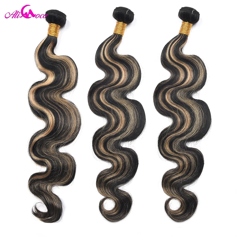 Atualizar destaque p1b/27 pacotes de cabelo humano colorido com fechamento 4x4 5x5 pacotes onda do corpo com fechamento pacotes de cabelo brasileiro