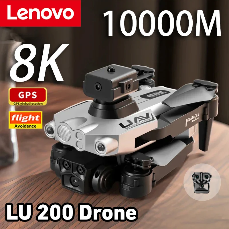 Xiaomi-Dron MIJIA LU200 8K profesional, HD, WIFI, GPS, localización óptica, cuatro vías, obstáculos, 10000M, Control remoto, Juguetes