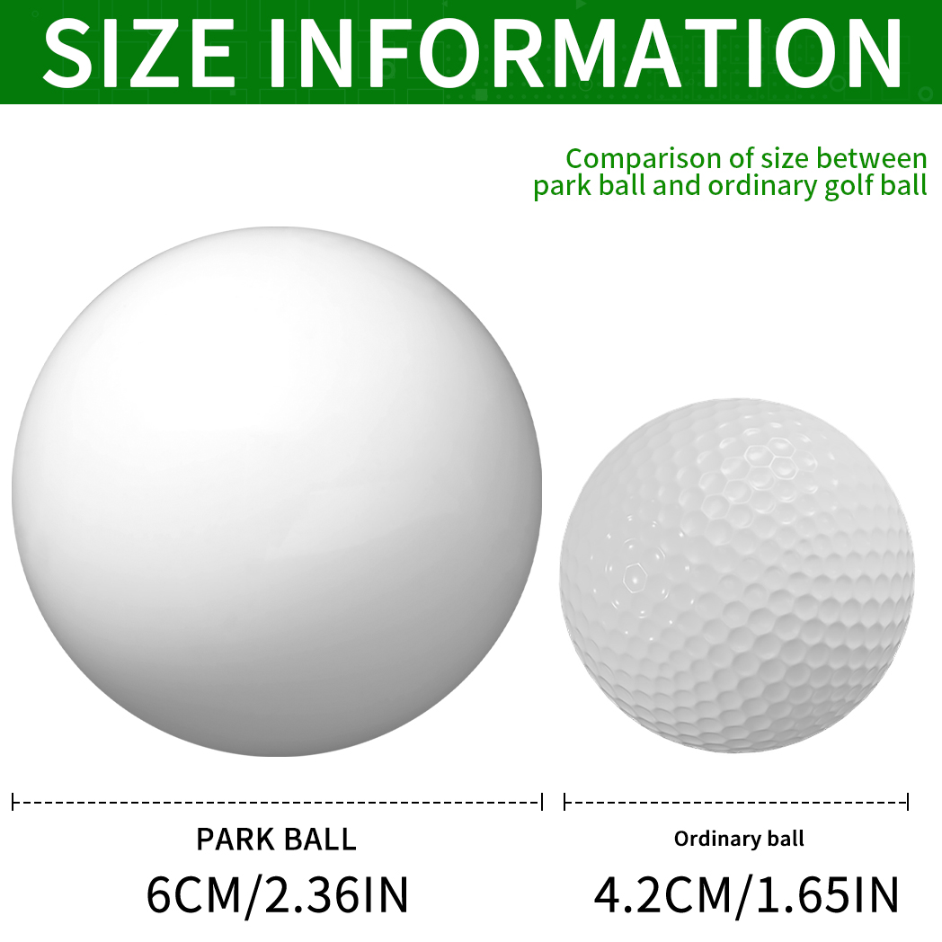 Caiton-pelotas de Golf Premium para parque al aire libre, duraderas, selección Multicolor, tamaño estándar profesional, 6cm, 2,3 pulgadas