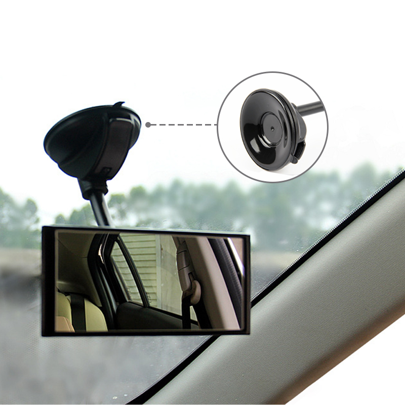 Ventosa espelho do bebê universal pára-brisa dianteiro ventosa espelho retrovisor para o bebê crianças monitor painel auxiliar espelhos