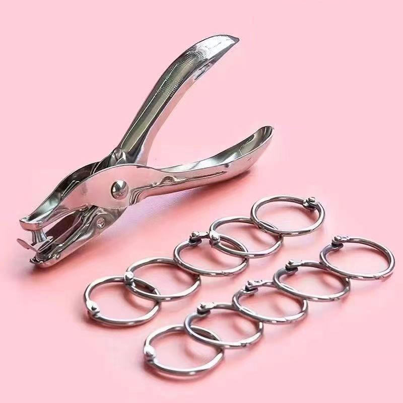 Single Hole Puncher Metal 3mm/6mm Pore Diameter Punch Pliers Hand Paper Scrapbooking Punches Punching Tools