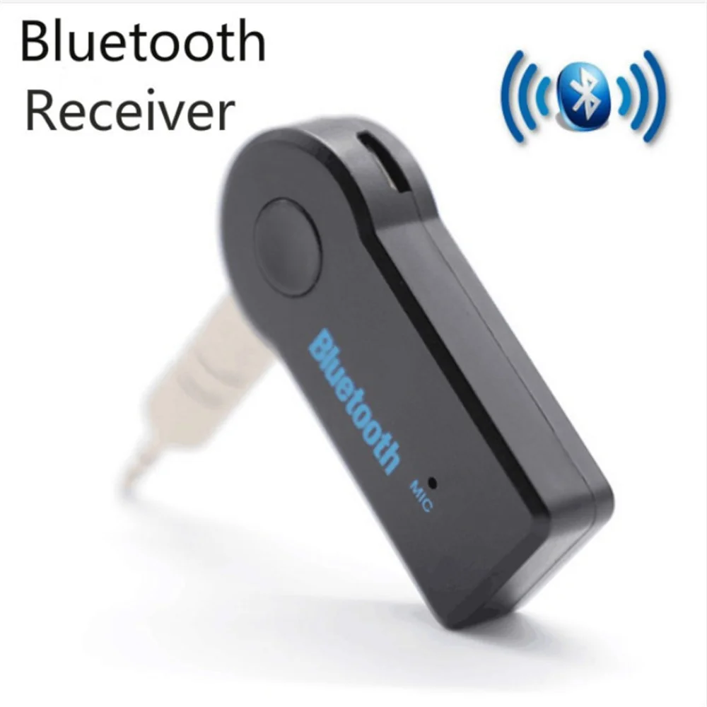 Receptor inalámbrico Bluetooth AUX para coche Bluetooth 5,0, adaptador de enchufe de 3,5mm, convertidor de Audio estéreo manos libres para teléfono móvil