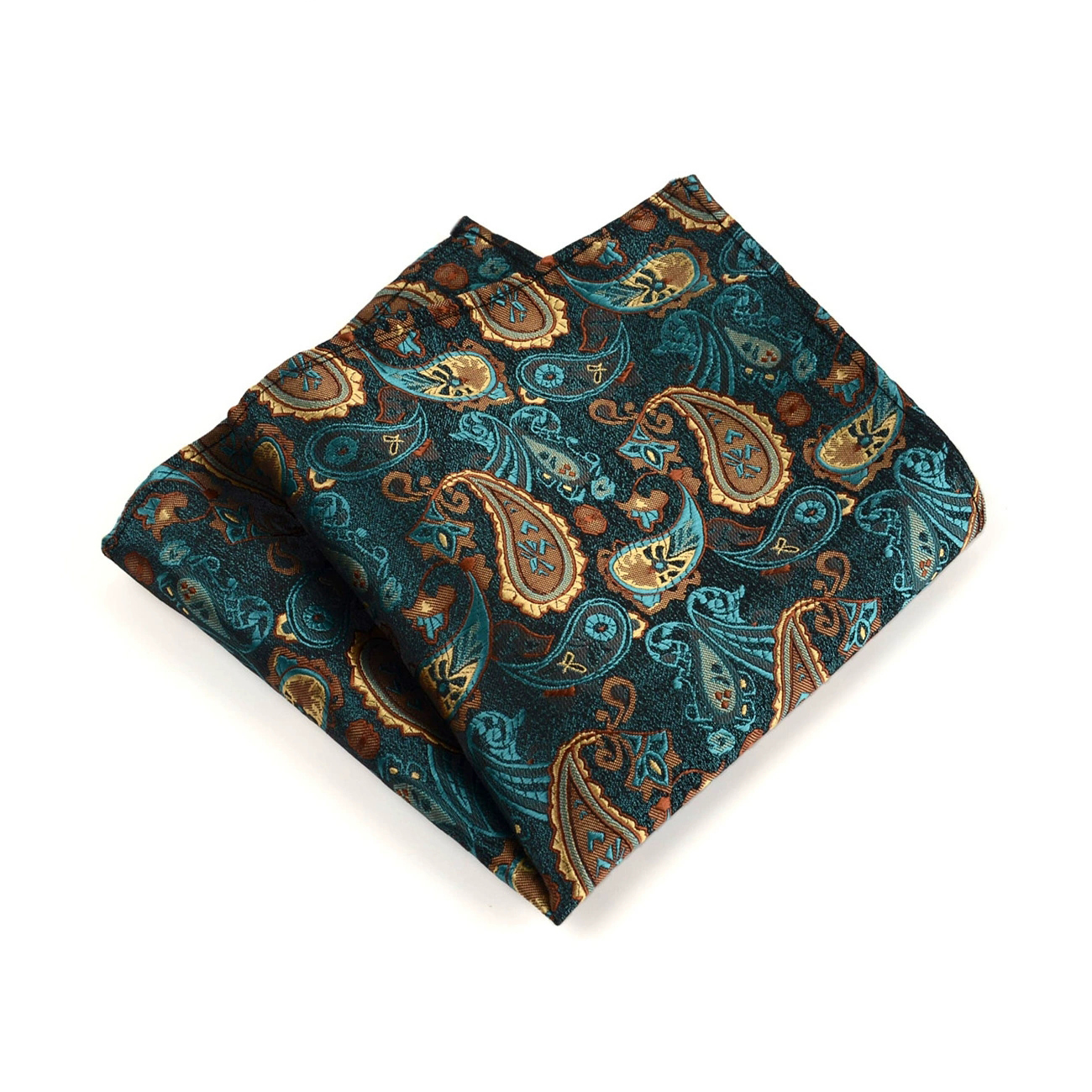 24 cm Formele Paisley Pochet Heren Polyester Zwart Rood Zakdoek Bruiloft Tuxedo Accessoires Elegante Hanky Das