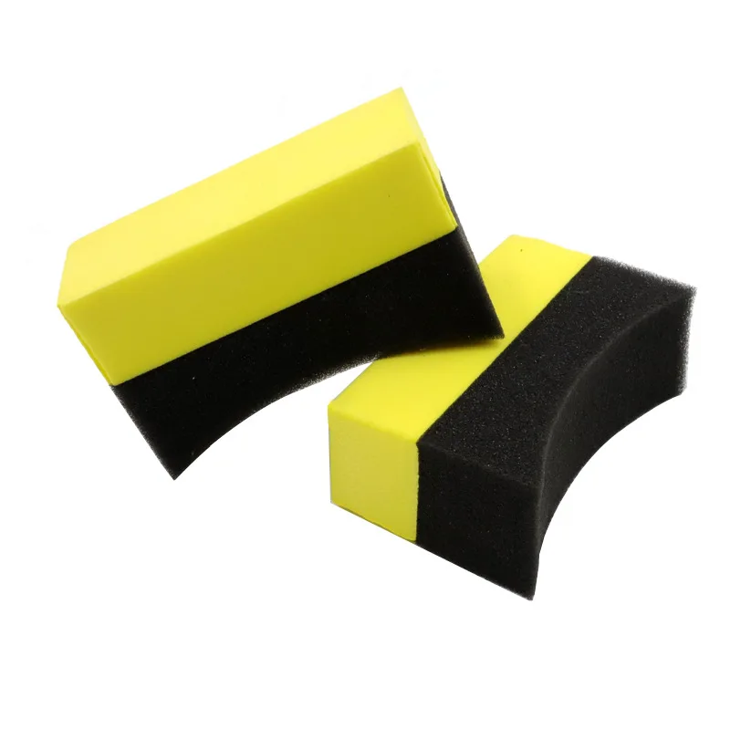 1/2 Chiếc Bánh Xe Hơi Mút Lau Rửa Lốp Xe Rửa Lau Hút Nước Bọt Biển Sáp Đánh Bóng Lốp Cọ Dụng Cụ rửa Xe Phụ Kiện