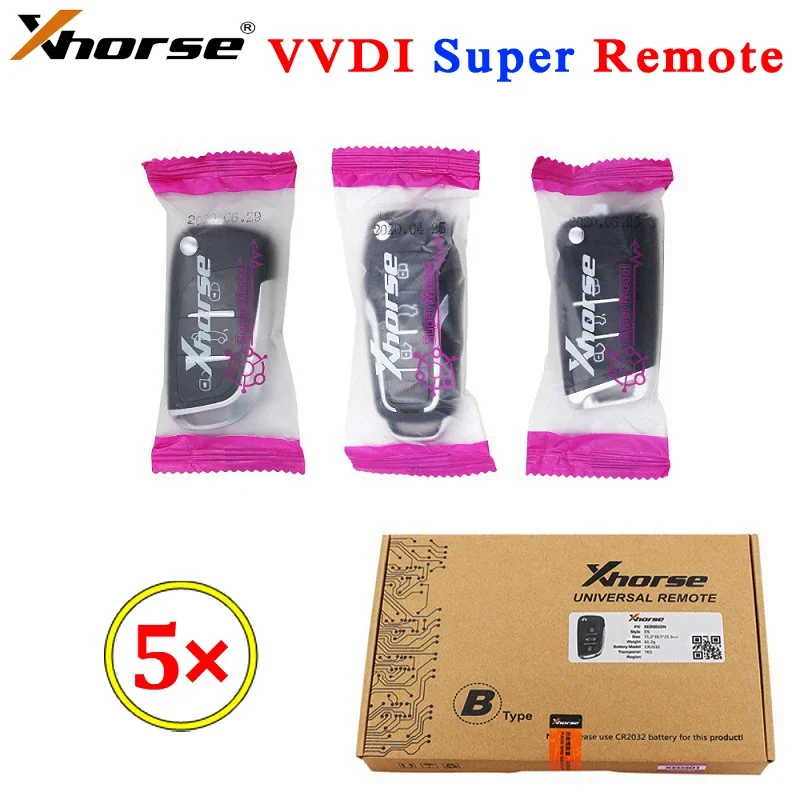 Xhorse XEDS01EN/XEFO01EN/XEMQB1EN VVDI スーパーリモート XT27 XT27A66 チップ付き VVDI2 /VVDI MINI キーツール/VVDI キーツール最大