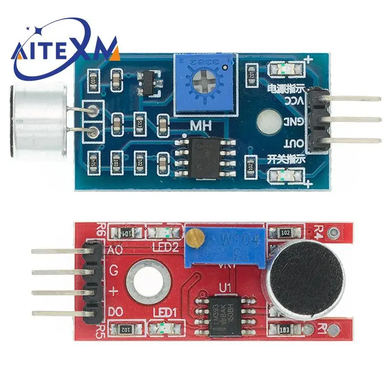 Módulo de Sensor de sonido Sensor de Control de sonido MAX4466 MAX9814 interruptor de detección silbato amplificador de micrófono YANXD