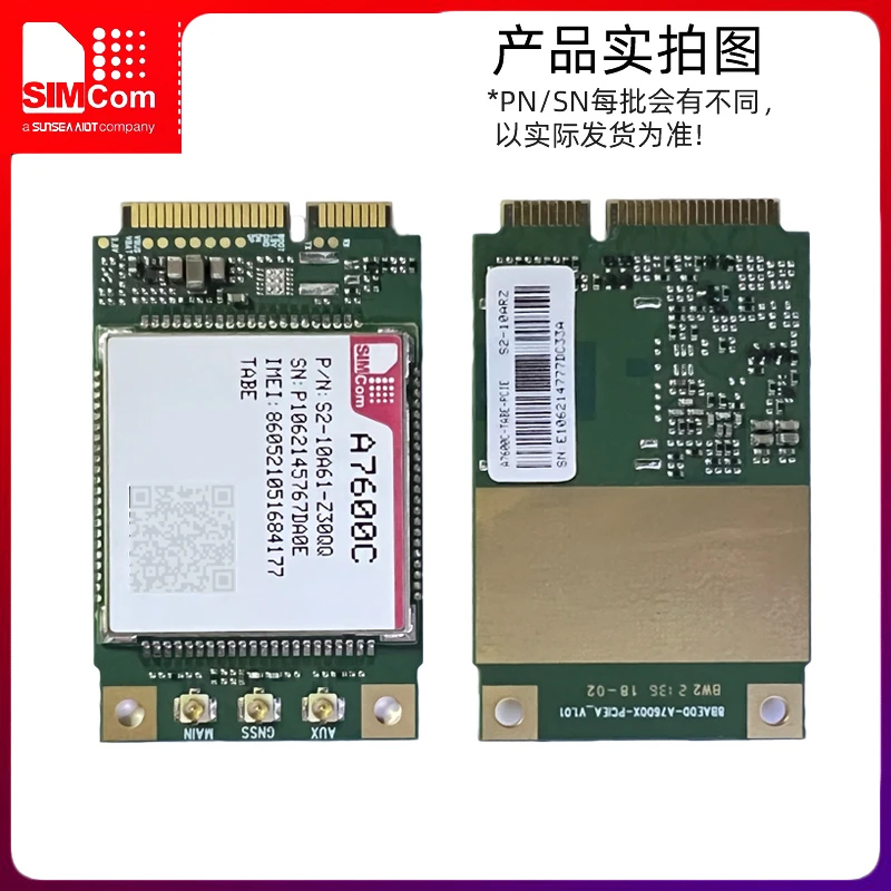 SIMCOM core signal A7600C completo Netcom 4g módulo de comunicação MINI PCIE pacote posicionamento voz analógica