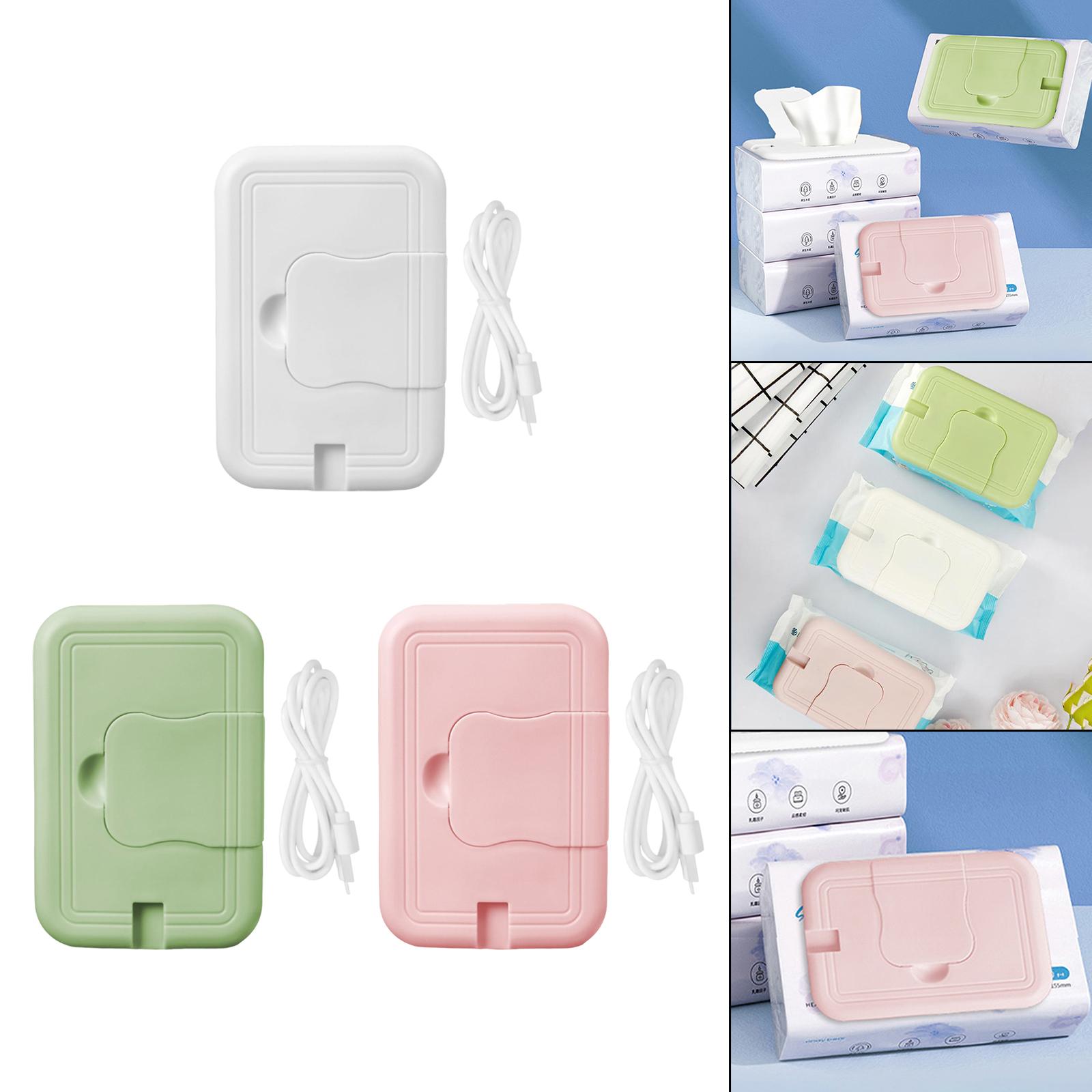 Dispensador compacto de toallitas húmedas con caja calefactora de pañuelos húmedos para viajar en el hogar