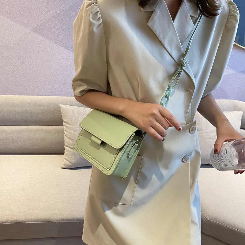 Borsa a tracolla classica in pelle PU di design per donna Borsa da viaggio con manico Borsa a tracolla alla moda Borsa da donna piccola con patta