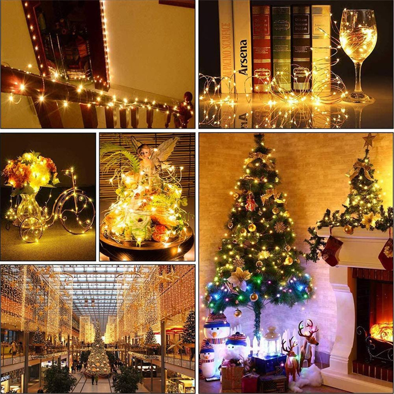 30 pacotes de lâmpada de conto de fadas a pilhas luz da corda 20 led mini luz da corda à prova dwaterproof água para festa de casamento diy decoração do quarto