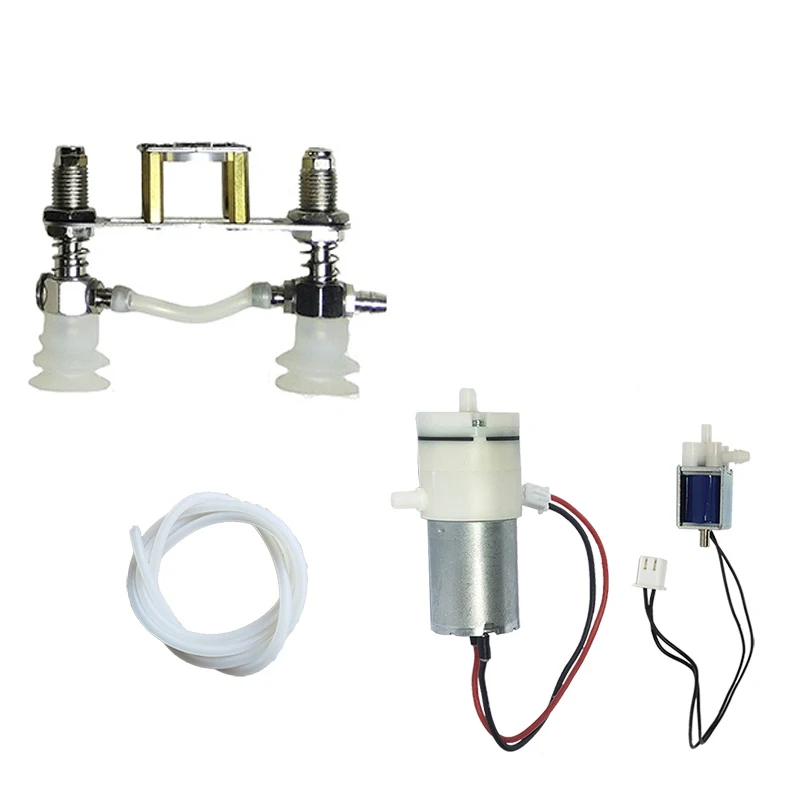 PWM Control Servo Support Robot Arm, 1-20kg Load, Air Pump, Solenoid Valve, Ventosa para Arduino UNO Programável DIY Kit