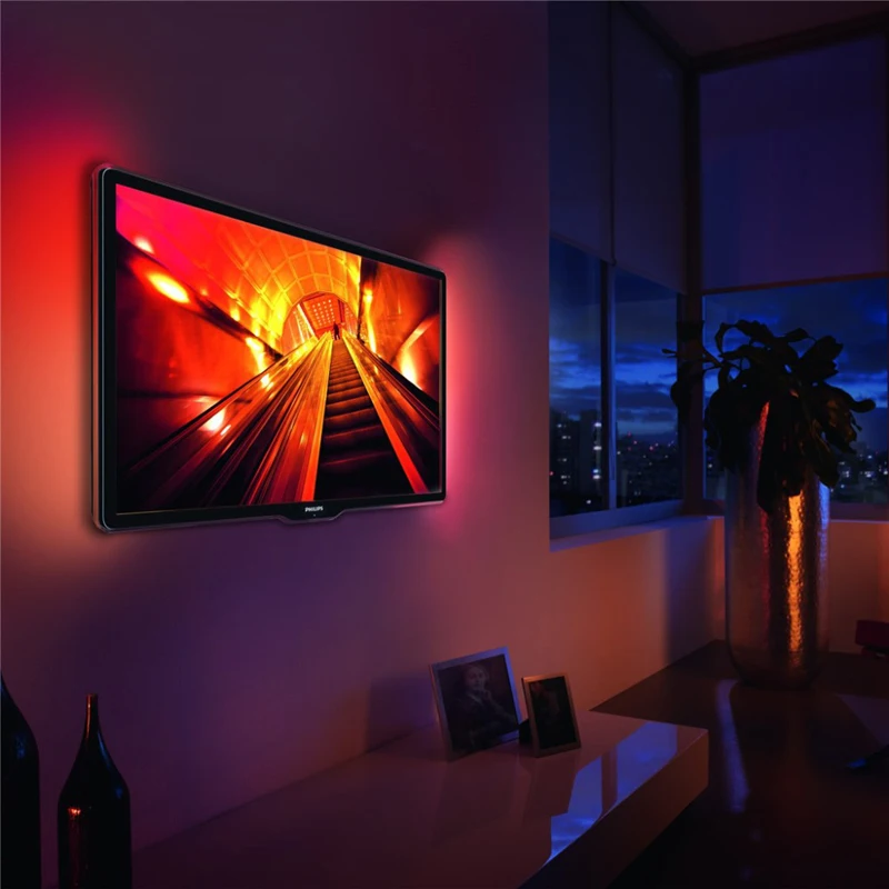 USB-LED-Streifenlichter 2835, DC 5 V, mit Schalter, flexibles Lampenband, Band, TV, Desktop-Computer, Bildschirm, Hintergrundbeleuchtung, Heimdekoration