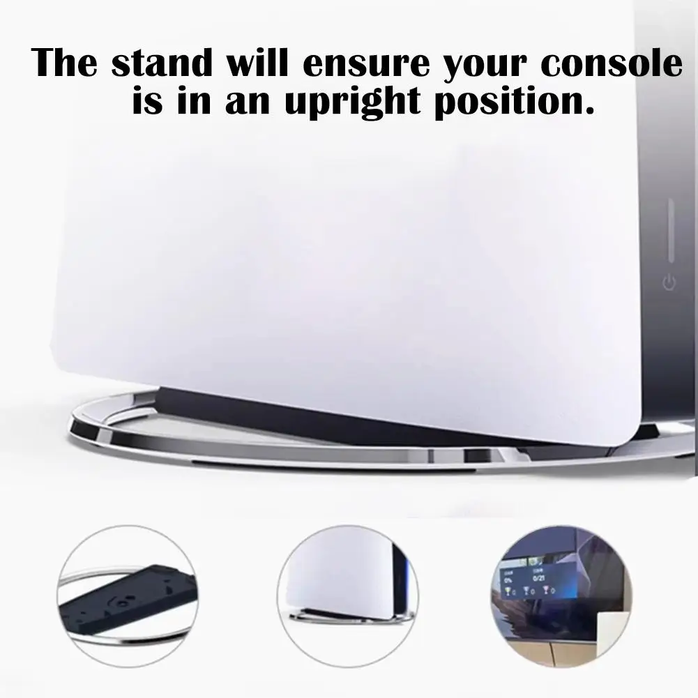 FOR Pro Stabilization Vertical Cooling Stand Base Game Console Host Stand Anti-Slip Base For PlayStation5 Accessories