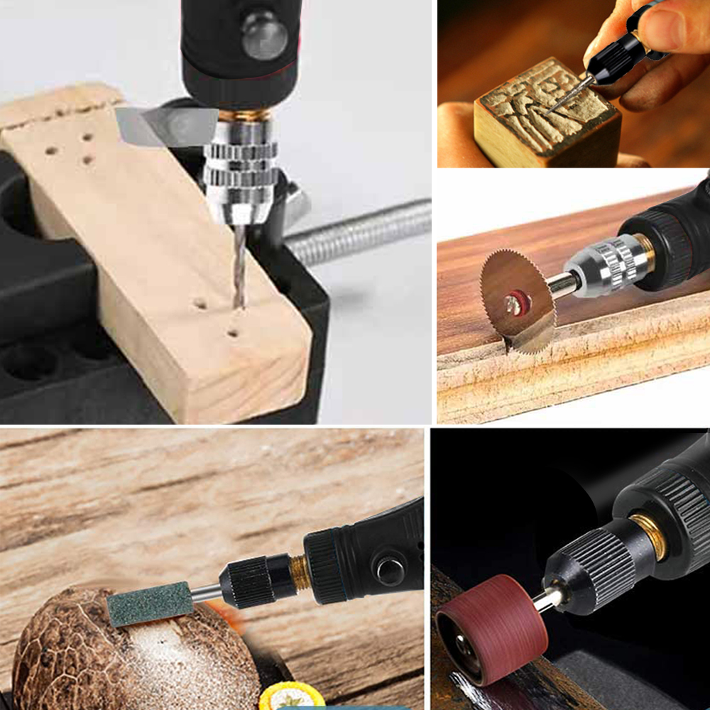 JANGKLIFE 9V Mini-Bohrmaschine, elektrischer Schnitzstift, variable Geschwindigkeit, Drehwerkzeug-Set, Graveur zum Schleifen und Polieren