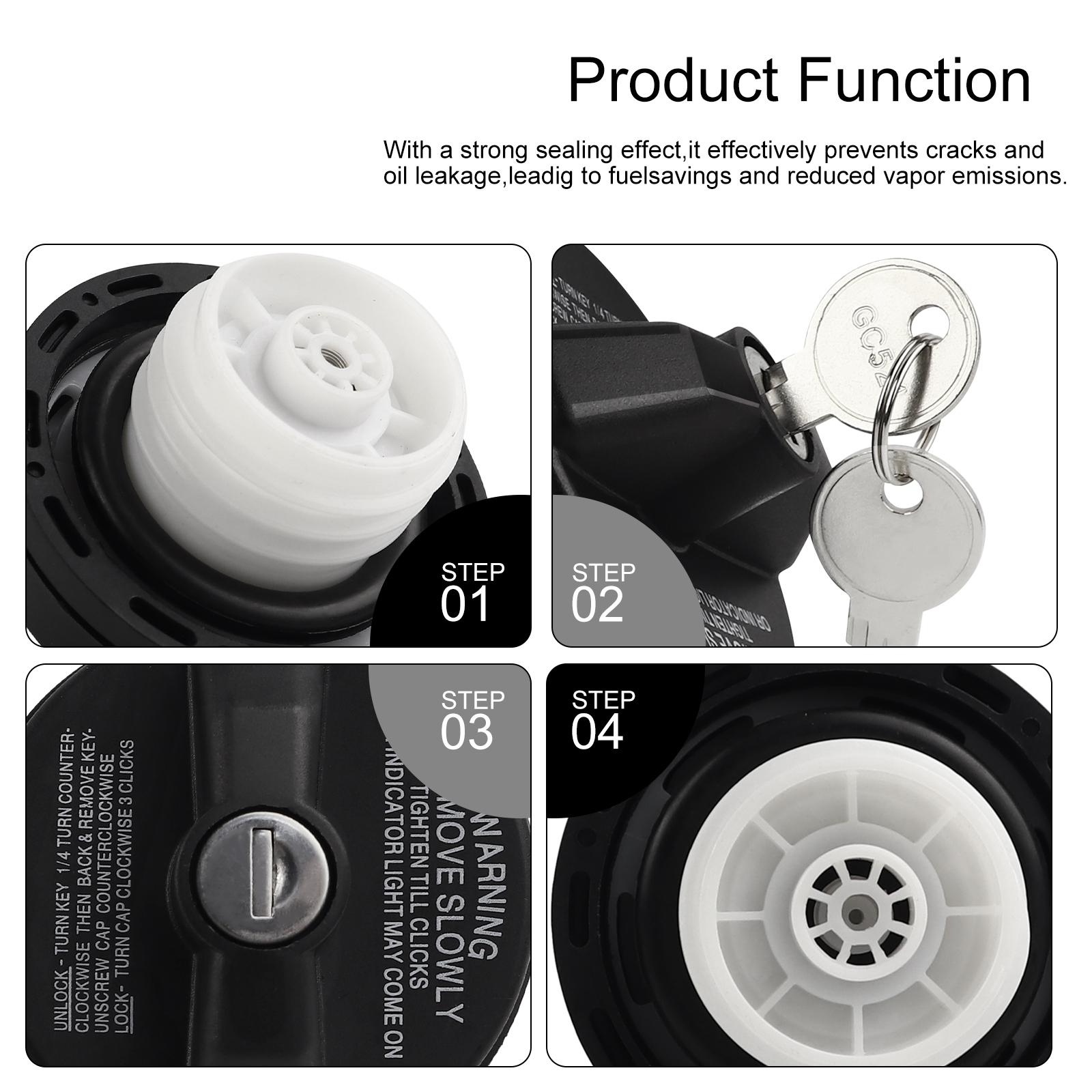 77300-47020 крышка газового бака с блокировкой, крышка бензобака с ключами для Chevy, Toyota, Tacoma, Ford, Nissan, Honda, GMC, Infiniti, Mazda, Buick, Cadillac