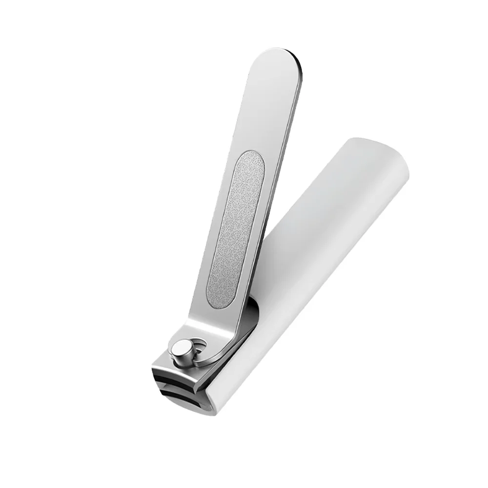 Nuevo cortaúñas de acero inoxidable Xiaomi Mijia con cubierta antisalpicaduras, cortaúñas para el cuidado de pedicura, lima profesional para uñas