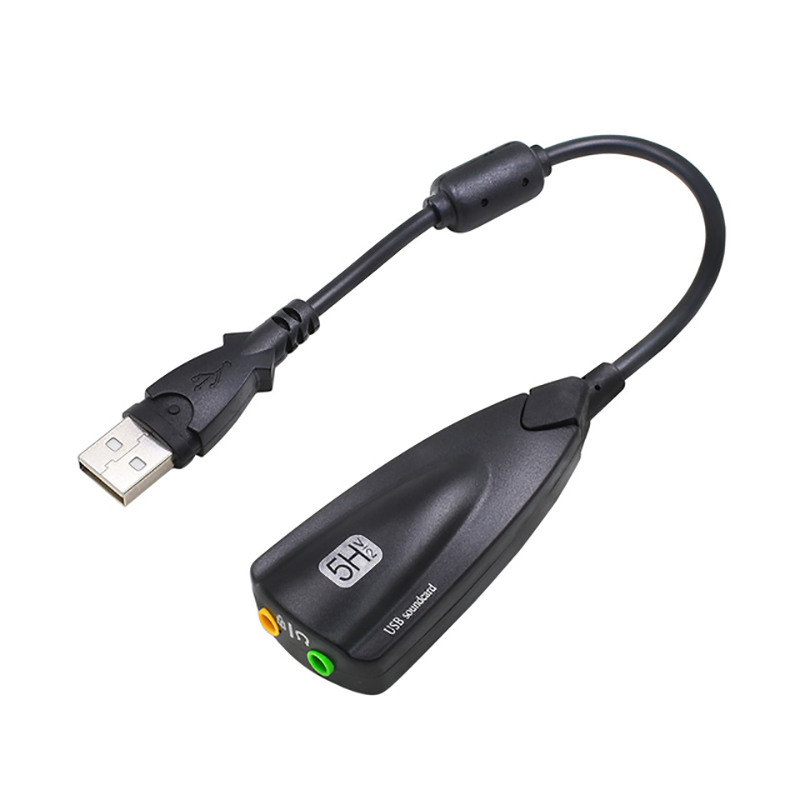 5hv2 estéreo 7.1 canais com cabo placa de som placa de som usb jogos de computador dedicado placa de som externa high-end