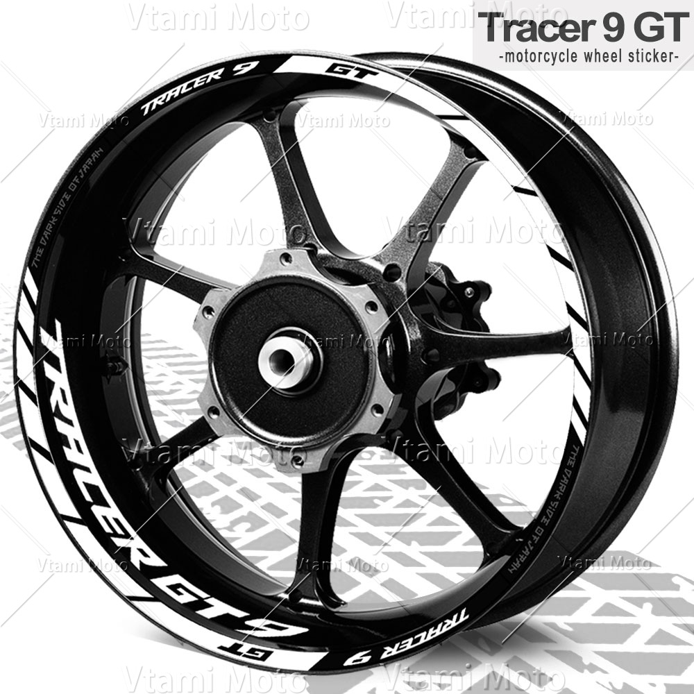 Reflective Motorcycle Wheel Sticker Rim Stripe Decals For Tracer 9 GT 900 9GT