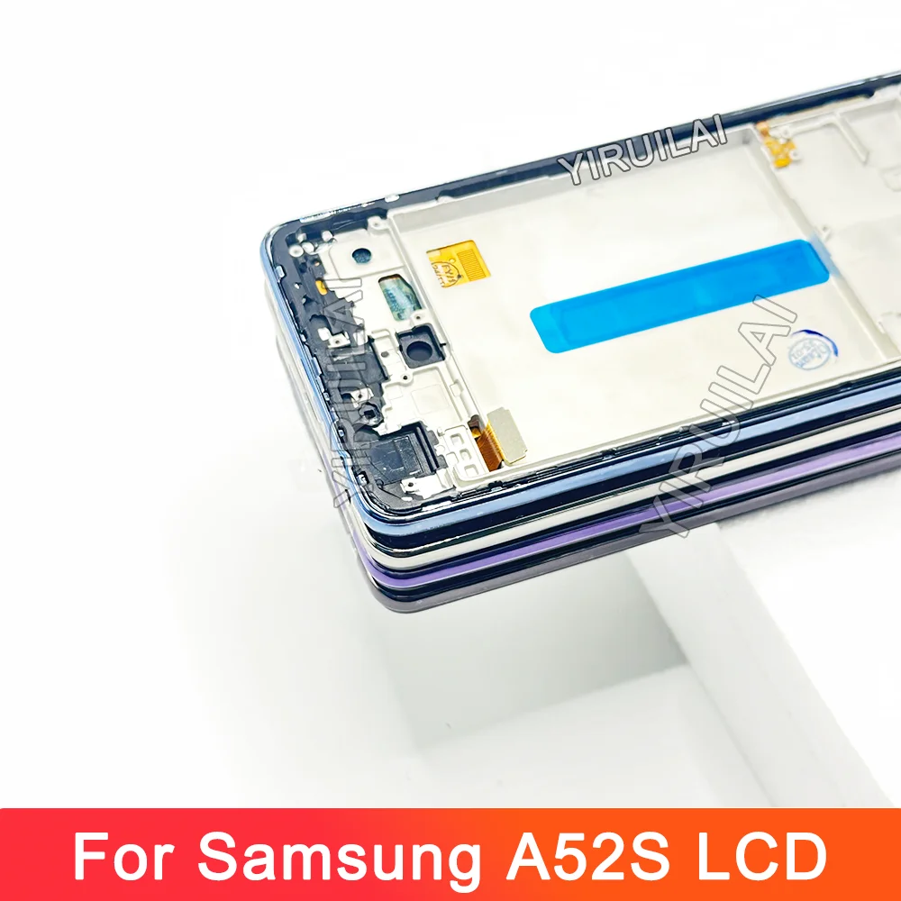 6.5 "LCDสําหรับSamsung A52S 5Gเปลี่ยนหน้าจอ,สําหรับSamsung A52s A528 A528N SM-A528BจอแสดงผลLCD Touch Screen Digitizer