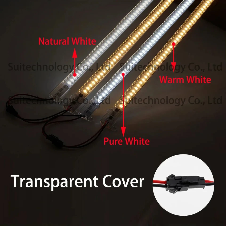 Sztywna taśma LED o wysokiej jasności 6W fluorescencyjna taśma rurowa do reflektora przemysłowego AC220V 30/40/60cm