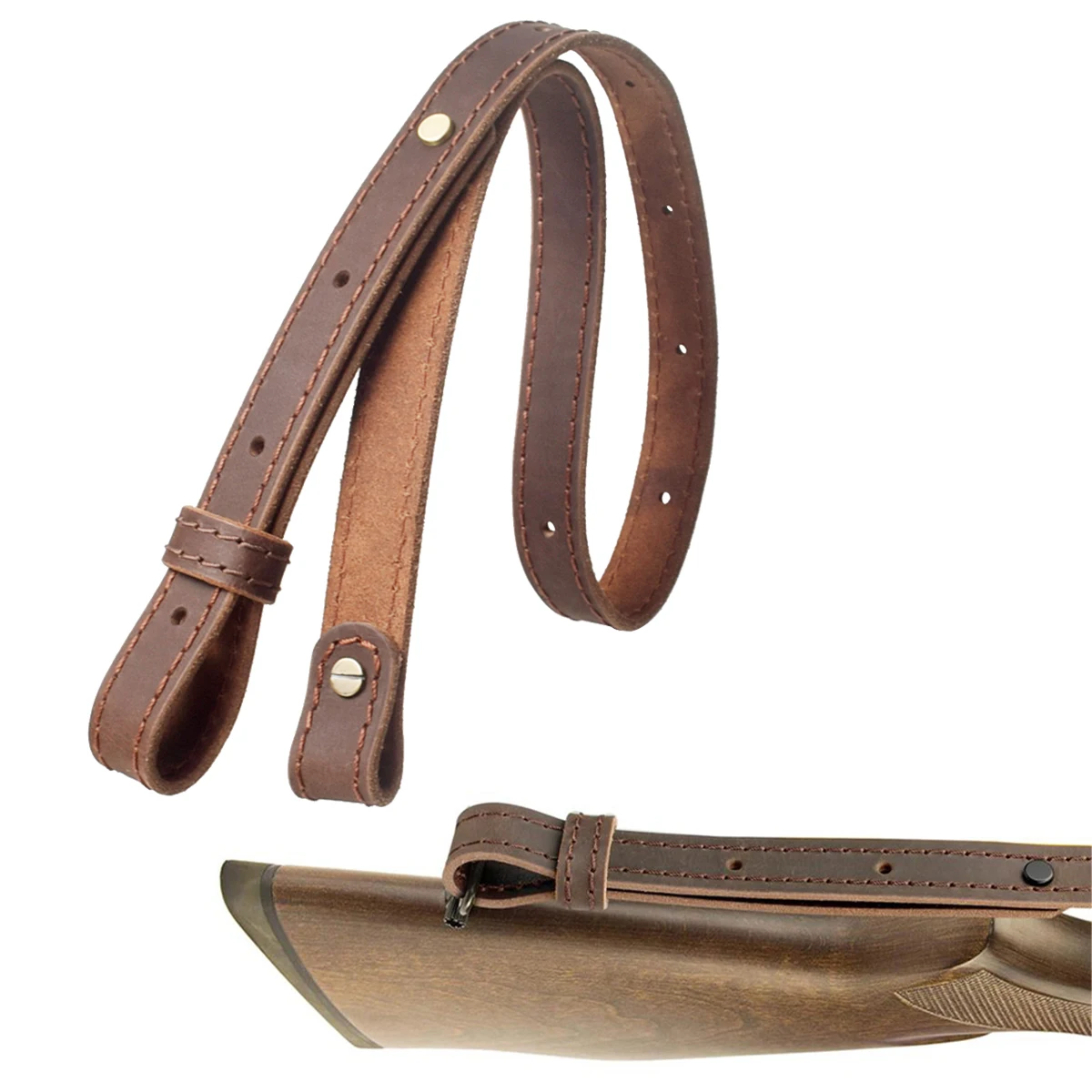 Натуральная кожа, ремень для винтовки, тактический ремень для ружья для Ruger Remington 870, Gamo, охотничьи аксессуары