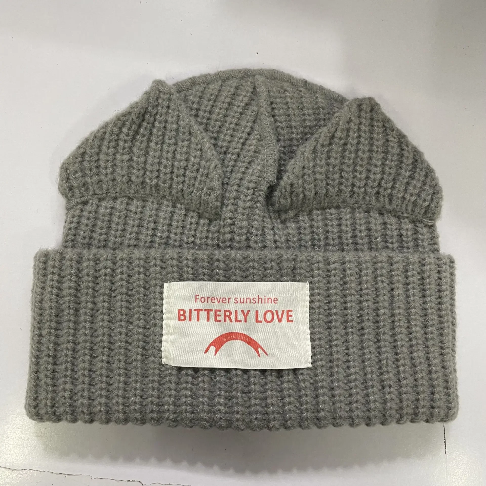 ใหม่แฟชั่น Loverboy แมวหูถักหมวกอบอุ่นหมูหูหมวกขนสัตว์น่ารักหมวก Niche Design Hip-Hop คริสต์มาสของขวัญ