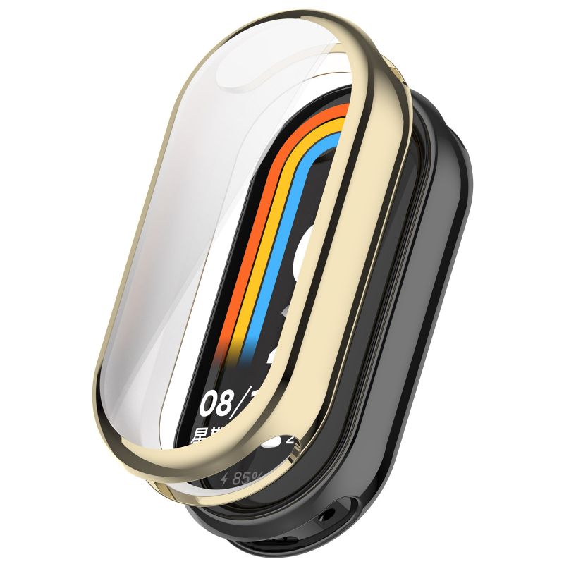 ฝาครอบเต็มรูปแบบสําหรับ Xiao mi mi Band 9 8 หน้าจอ Protec mi Band 9 8 NFC ป้องกันหน้าจอป้องกันกรณีนาฬิกาสําหรับ mi band8 9