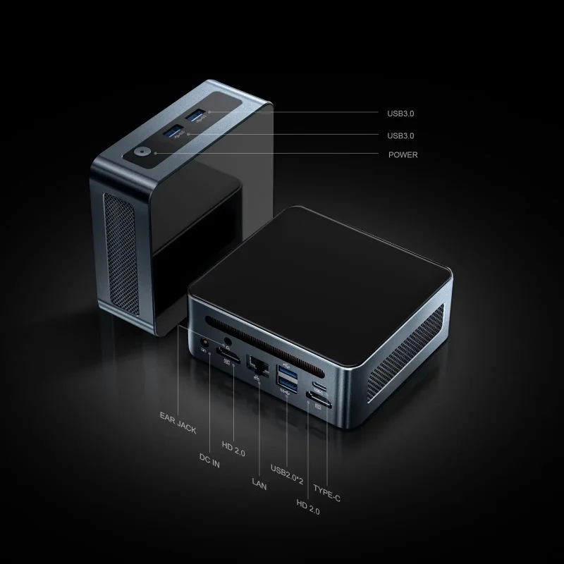 Chatreey mini pc an2p ryzen 5 5625u/3550h gaming desktop computer nvme ssd wifi6 hd windows 11 pro