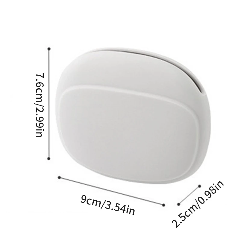 Silicone Wired Headphone Storage Bag Simple Portable Coin Purse Data Cable Organizer