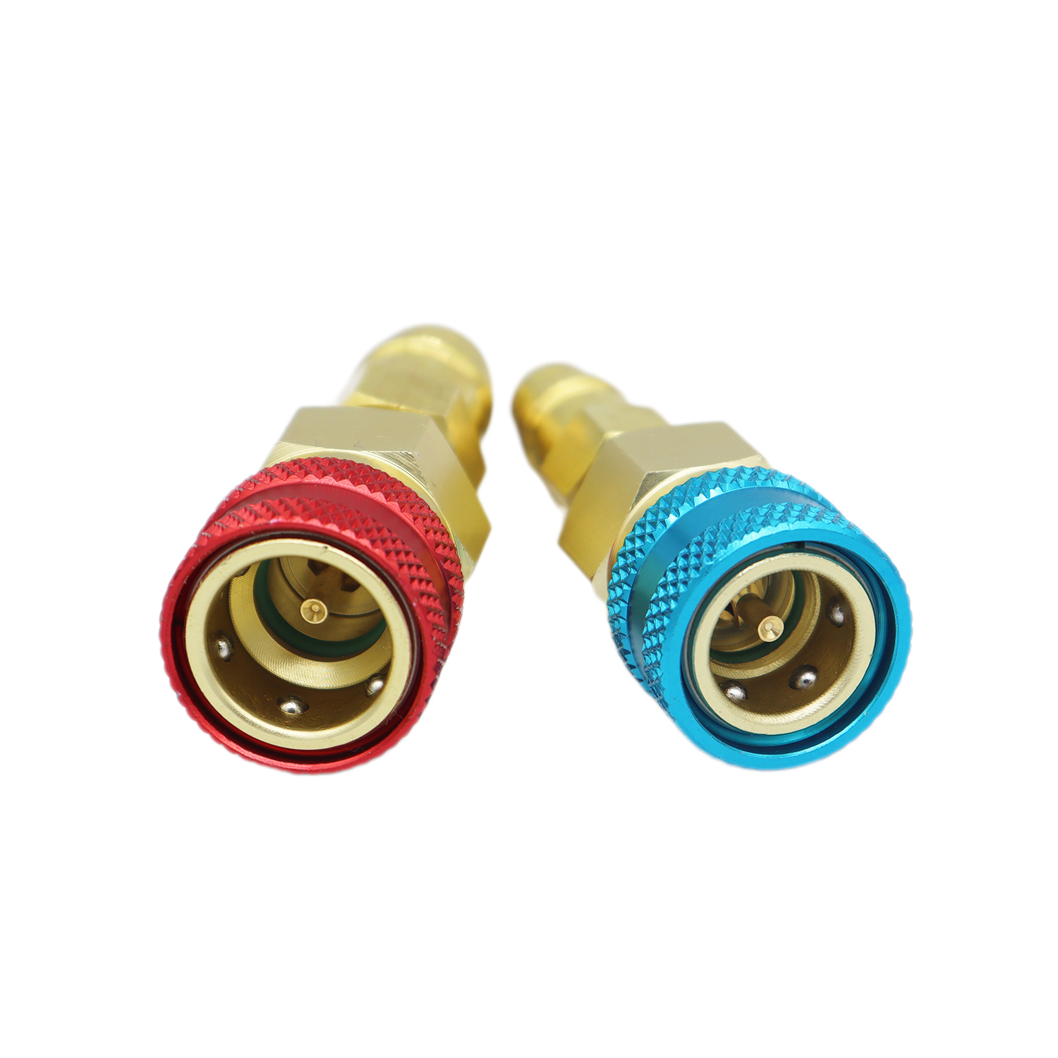 2 Stuks Airconditioner Snelkoppeling R1234YF/R12 Om R134A Snelkoppelingen Adapters Auto Airconditioning Fitting Auto Gereedschap