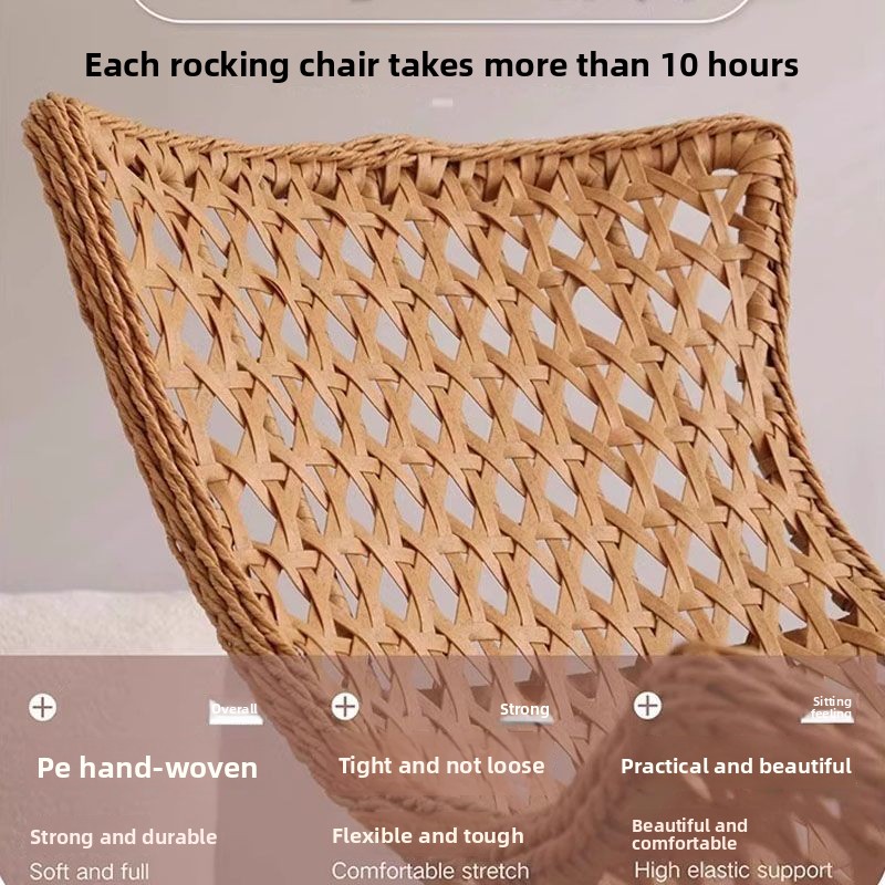 Rattan al aire libre, sillón reclinable, mecedora, balcón, exterior, patio, ocio, silla, perezoso, sofá, sala de estar, durmiable