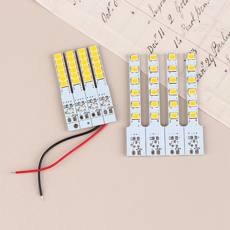 LEDフラッシュキャンドルダイオードライト、イミテーションランプボード、PCB装飾、電球アクセサリー、DIY、5個