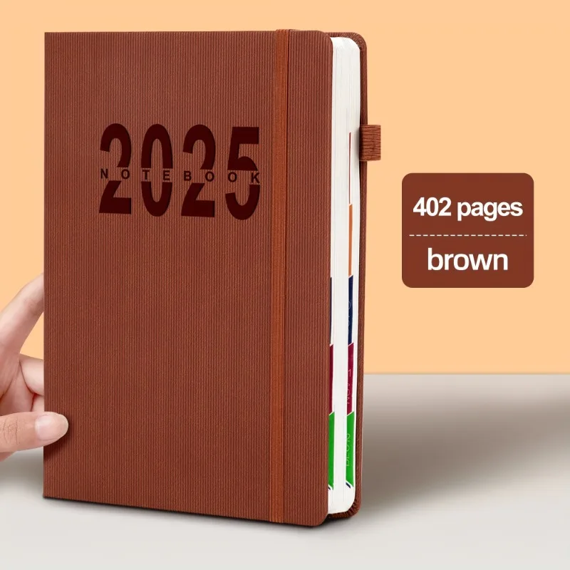 2025 Notebook, Personal Organizer - Self Discipline Plan, Academic Notebook, Memo, Travel Friendly Notebook