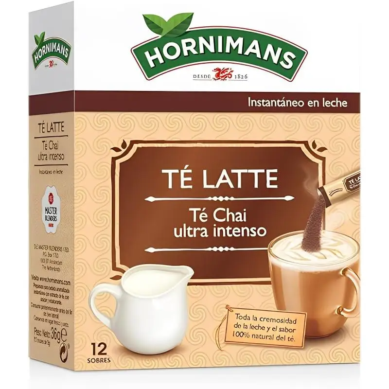 Hornimans - Té Latte Té Chai Ultra Intenso 36 g (12 Sobres)