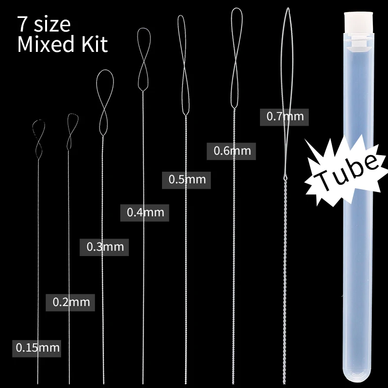 ใหม่ประดับด้วยลูกปัดเข็ม Twisted เข็มเปิดกลางลูกปัดสแตนเลสเครื่องประดับทํา DIY สร้อยคอสร้อยข้อมือเครื่องมือผลการค้นหา